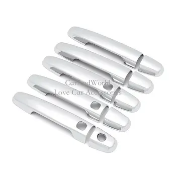 

For Toyota RAV4 2008-2012 Door Handle Door Bowl Cover Trims Exterior Decoration ABS Chrome Stickers Car-Styling Accessories