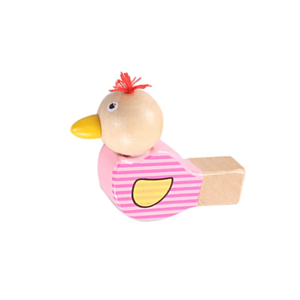 Wooden Animal Bird Whistle Kids Musical Instrument Educational Whistle Toy New