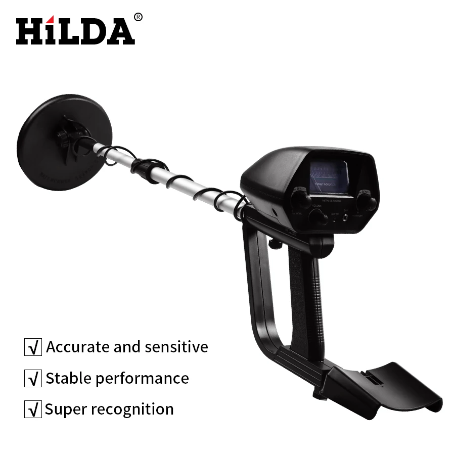 

HILDA Professional MD-4030 Underground Metal Detector Portable Gold Digger Treasure Hunter