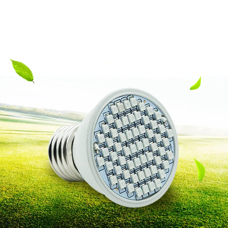 4 W гидропонный светодиодный осветительный прибор огни E27 завод лампы для искусственного освещения растений 60 Светодиодный s 2835SMD 44Red 16 синий