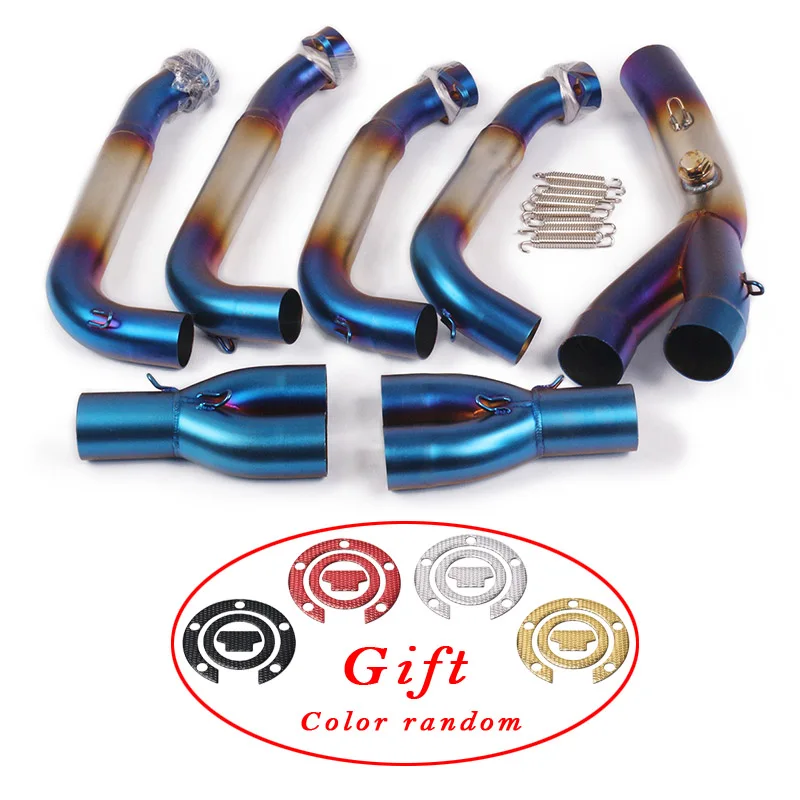 51MM Middle Pipe Full System Motorcycle Modified Muffler Pipe Front Header Pipe Tube For YAMAHA YZF-R6 R6 Exhaust 2006 - 2016 17 - Racext 03