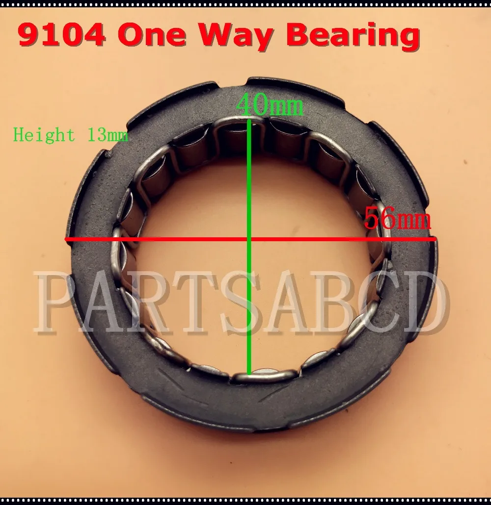 56MM One Way Starter Clutch Sprag Bearing 9104 Sprag Clutch Bearing For