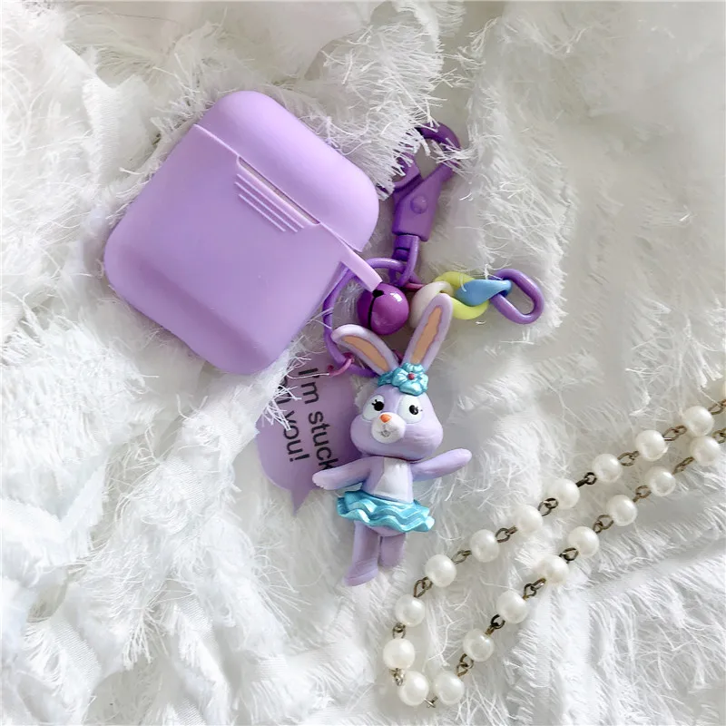 Cute Earphone Case For AirPods Cartoon ShellieMay Duffy&Stellalou Wireless Headphones Cover For Apple Airpods 2 Bag Accessories