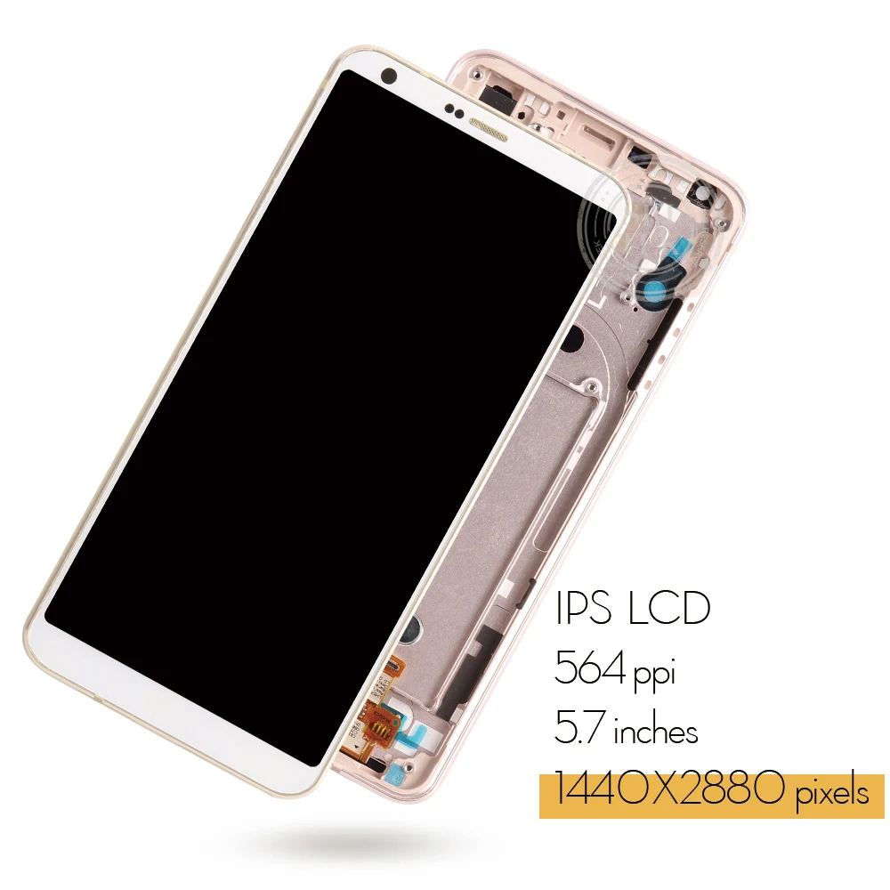 Оригинальный Для LG G6 H870 H870DS H872 LS993 VS998 US997 ЖК дисплей с рамкой запасная деталь для