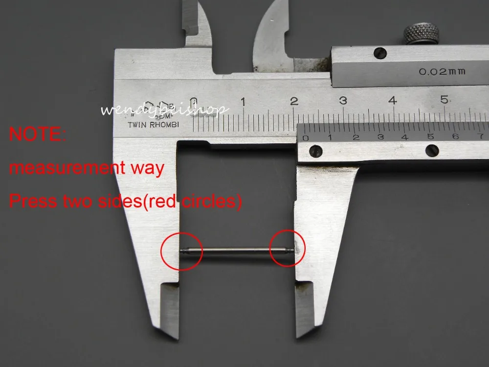 New 20pcs per set 20mm width 1.5mm Diameter stainless steel watch band