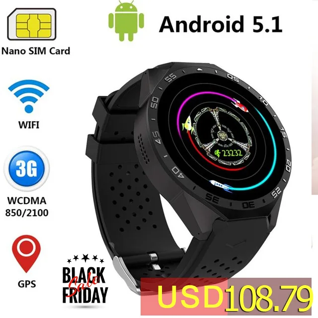 KingWear KW88 Android 5 1 font b Smart b font font b Watch b font Phone