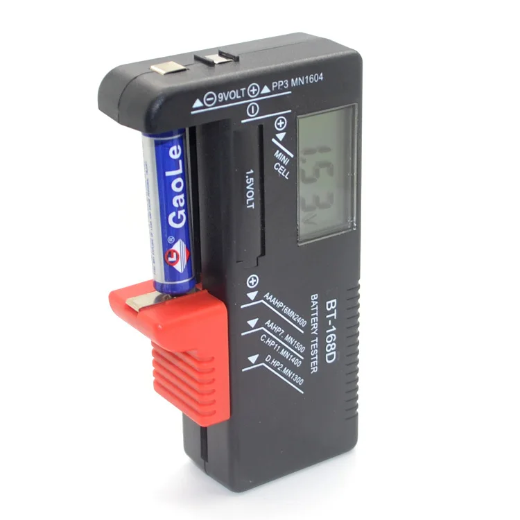 Buy BT 168 d Battery Tester For AA AAA 9V 1.5V 3V