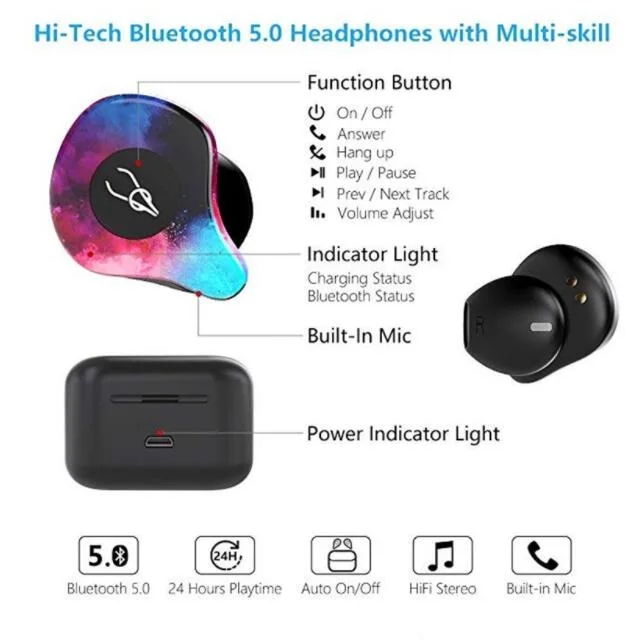 2020 Sabbat X12 Pro/ x12 ультра беспроводные наушники 5 0 Bluetooth Hifi гарнитура IPX5 спортивные