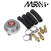 Nuevo 8mm y 10mm Manual Ajustable Regulador de Presión de Combustible Bomba De Combustible Carburador Carb
