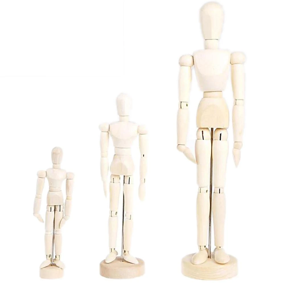 AIHOME modelo de hombre de madera de 4,5/5,5/8 pulgadas, muñeca de  extremidades móviles, juguete masculino de madera, figura de acción de  dibujo artístico, maniquí, juguete para niños|Figuras y miniaturas| -  AliExpress