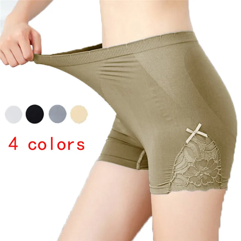 

Women Basic Slip Bike Shorts Compression Hip Lifting Lace Sexy Shorts Capris Safe Pants Accessories 30JU19