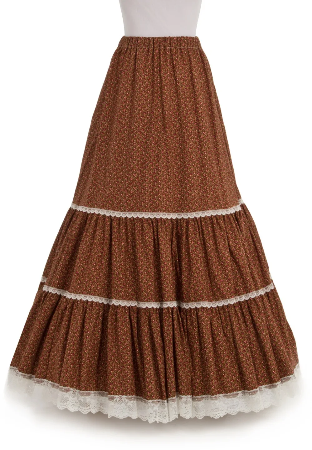 В Горошек модные микрофибры шерсть Пол Длина бальное платье длинные викторианской Юбки для женщин дружбе юбка