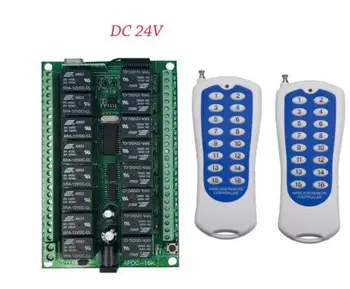 

2018 16CH DC 12V and DC24V RF home automation remote control switch transmitter and recevier wireless switch Radio 433MHZ/315M