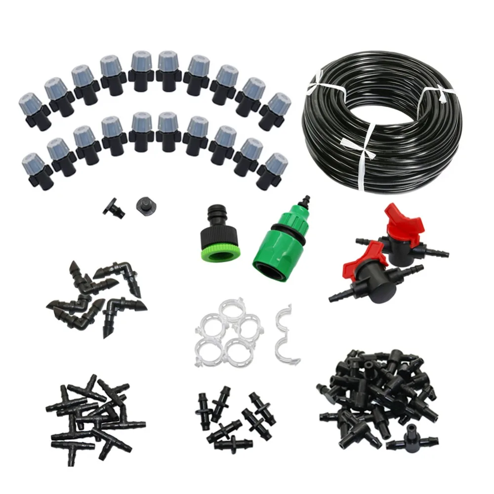 

20m Automatic Misting System Watering kit Garden Lawn Sprinkler Irrigation System Pouring Drip Irrigation Watering Kits