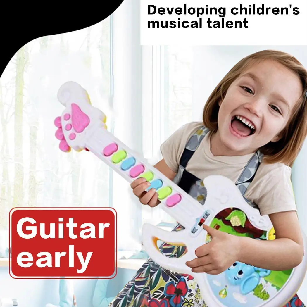 

great Guitar Toys Children Unisex Kids your Instrument Musical 6 s Cartoon It old Random years gift Toy Casual 3 child