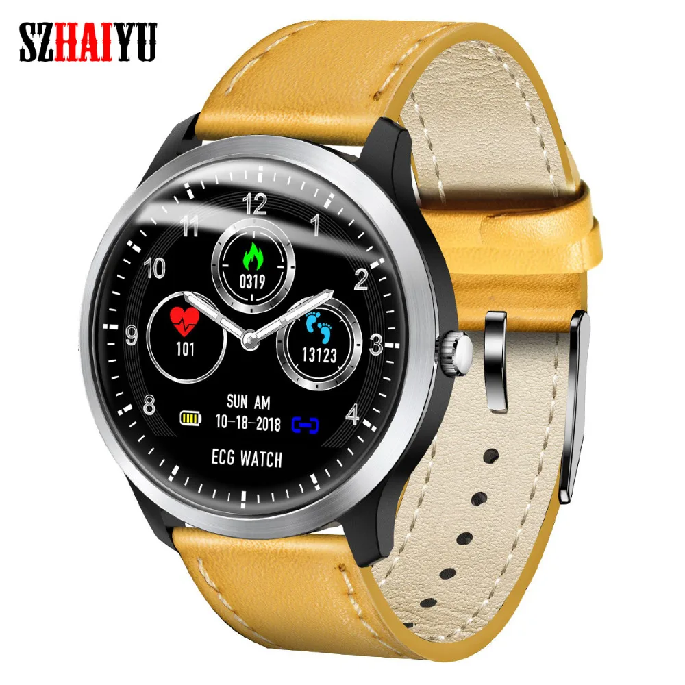 SZHAIYU 2019 New ECG PPG Smart Watch Waterproof Heart Rate Monitor Smart Wristband Bracelet Men Fitness Tracker Android IOS SZHAIYU 2019 New ECG PPG Smart Watch Waterproof Heart Rate Monitor Smart Wristband Bracelet Men Fitness Tracker Android IOS