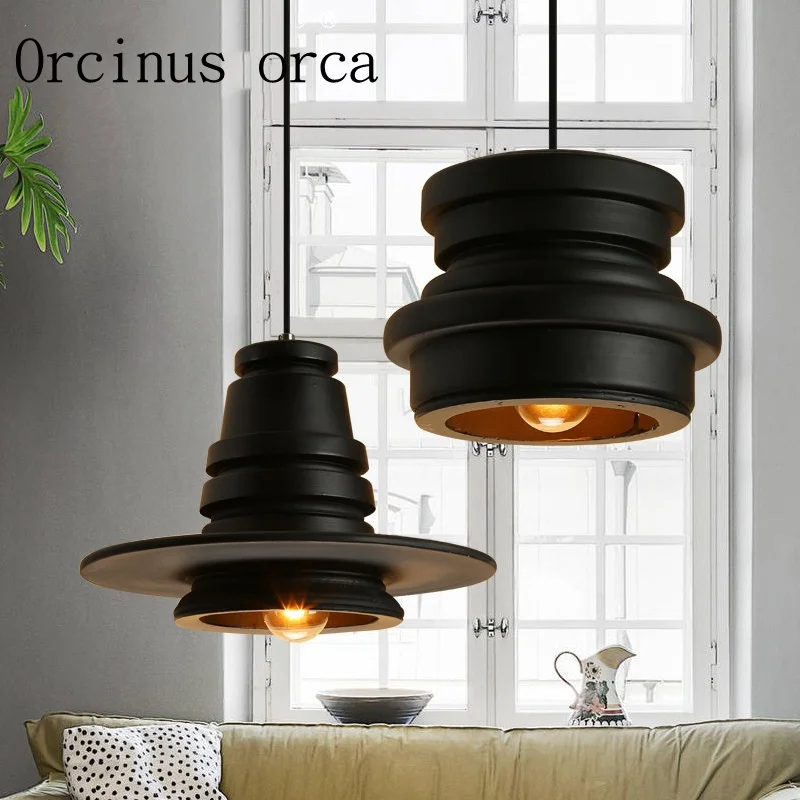 

American retro single head chandelier restaurant bar coffee shop industrial wind nostalgia creative nut chandelier