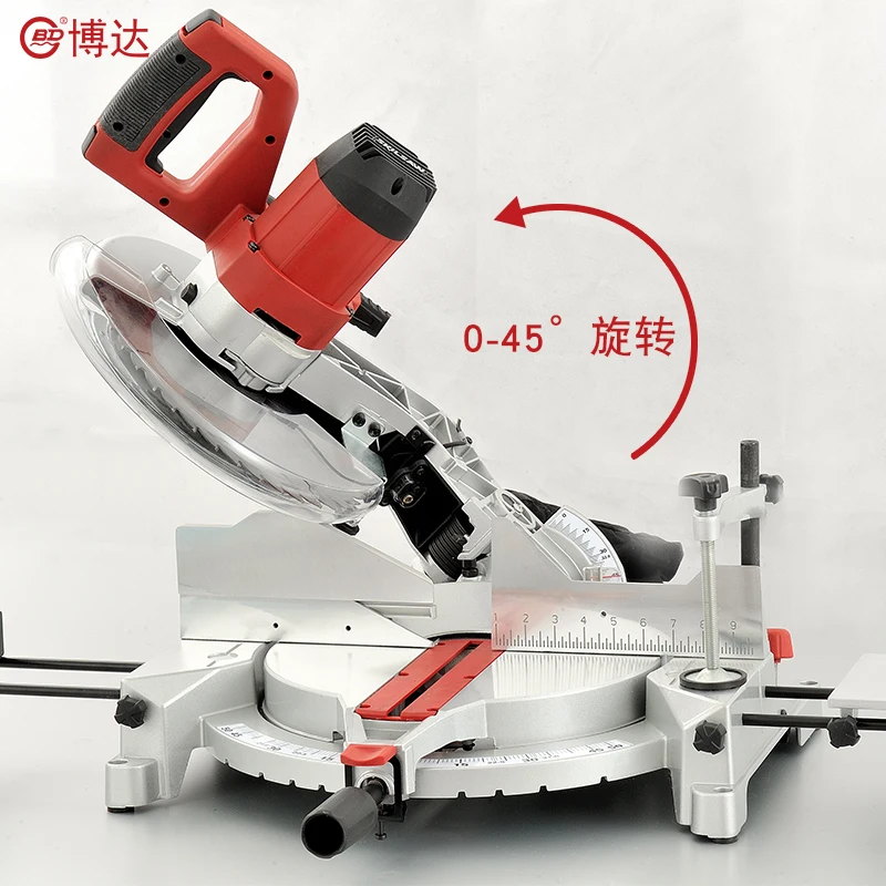 Miter saw saw aluminum machine aluminum machine table saw saw table multi-function cutting machine 12 inch aluminum wood cutting