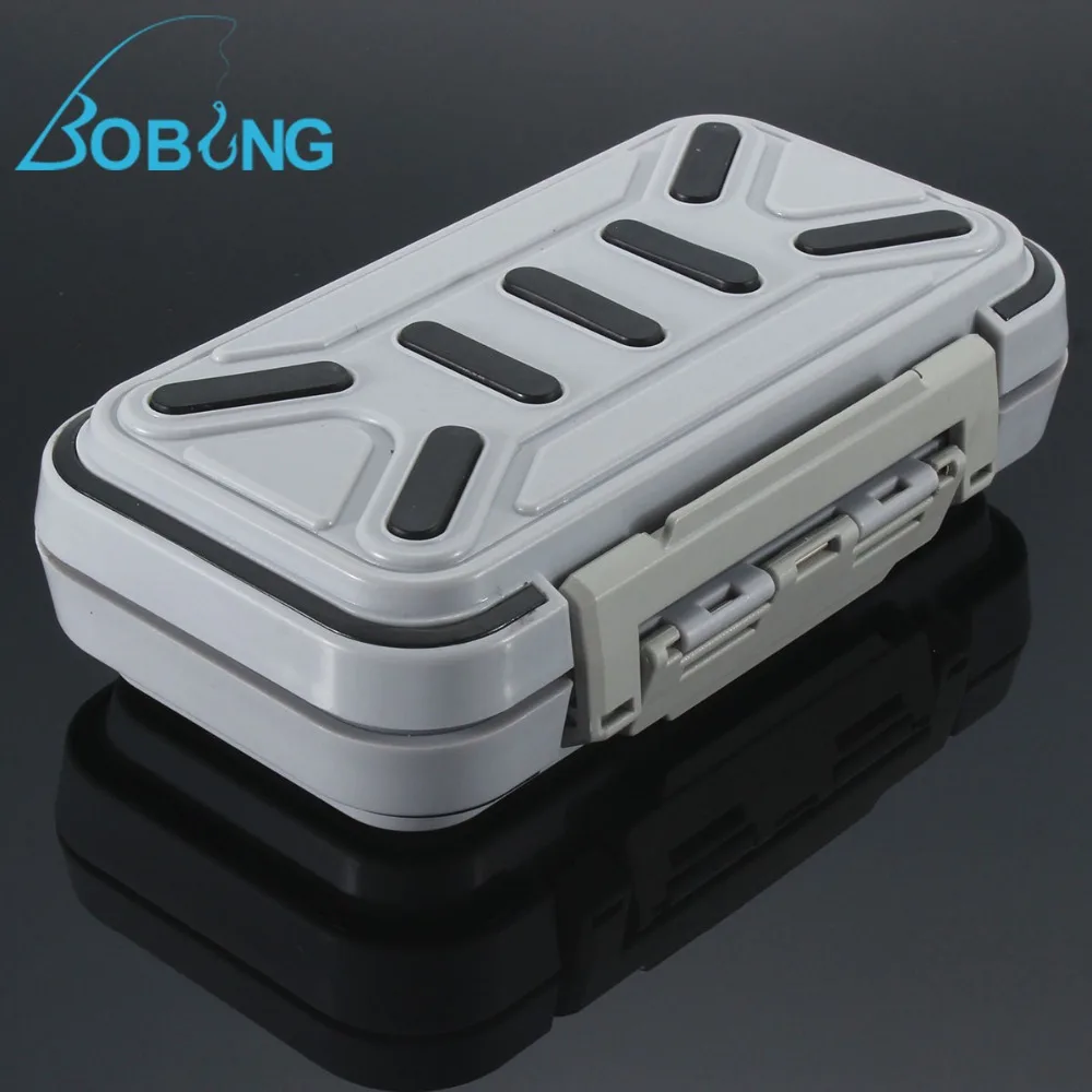 

Bobing 16x9x4cm ABS Plastic Waterproof Fly Fishing Lure Spoon Bait Hook Storage Case Fishing Tackle Box