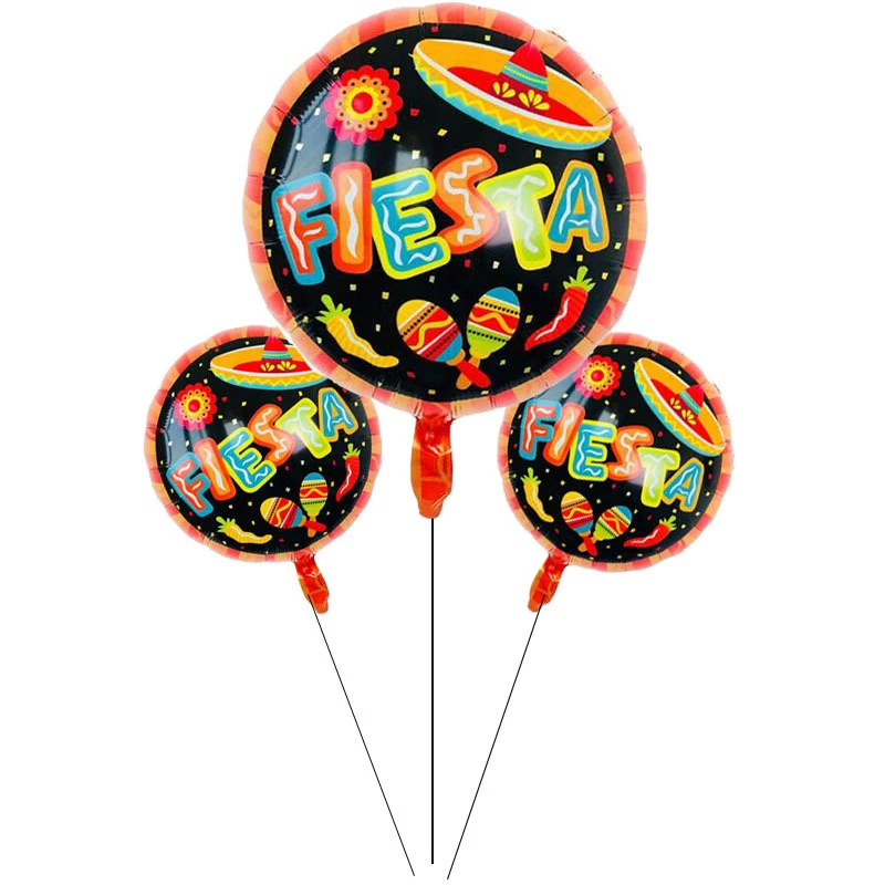 Праздничные воздушные шары Fiesta украшения Globos Мексика авокадо цветные из фольги