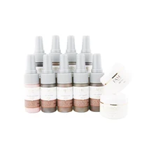 Чернил для татуажа, Перманентный макияж, пигмент, профессиональное косметическое pigmento комплект Краски для мануального татуажа бровей Триммер бровей для тела Макияж 11 шт./кор. уход крем