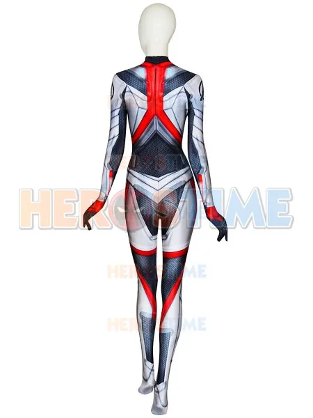 High Quality Avengers 4 Cosplay Costumes 3D Print Female Muscle Avengers Endgame film Quantum Realm Team Bodysuits Custom Made