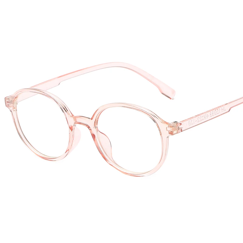 Модные женские очки оправа для очков мужская оправа винтажные круглые прозрачные линзы очки Оптическая оправа для очков - Цвет оправы: JH15988-C4