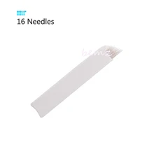 Игла для татуировки 50 штук 16Pin RL стерилизованная из нержавеющей стали 3D тату вышивка Перманентный макияж для бровей Иглы лезвие горячая распродажа