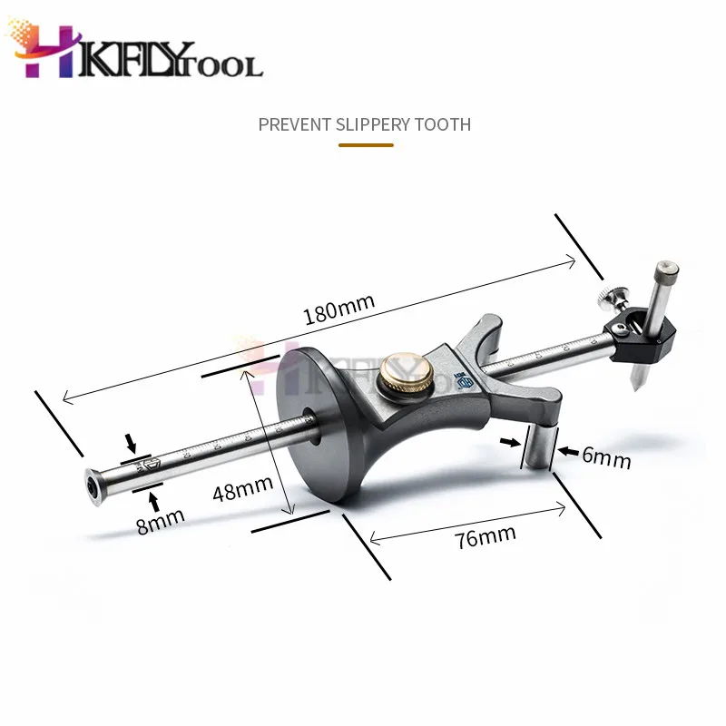 Деревообрабатывающие линейные дуги двойного назначения Scriber параллельная линия Рисование инструмент многофункциональный DIY Деревообрабатывающие инструменты