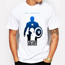 2017 New Captain America Mens T Shirts 3D Printed T-shirts Men Avengers iron man Civil War Tee Clothing Male Tops 89-3#