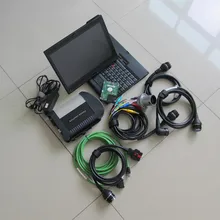 mb sd connect compact 4 star c4 with software 2018.03 hdd 250gb with laptop x200t touch screen ram 2g car&truck diagnostic tool