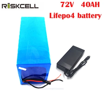 شراءلا الضرائب دورة عميقة Lifepo4 72 فولت 40AH بطارية ليثيوم حزمة ل مركبة كهربية و عربة جولف مع شاحن 4A