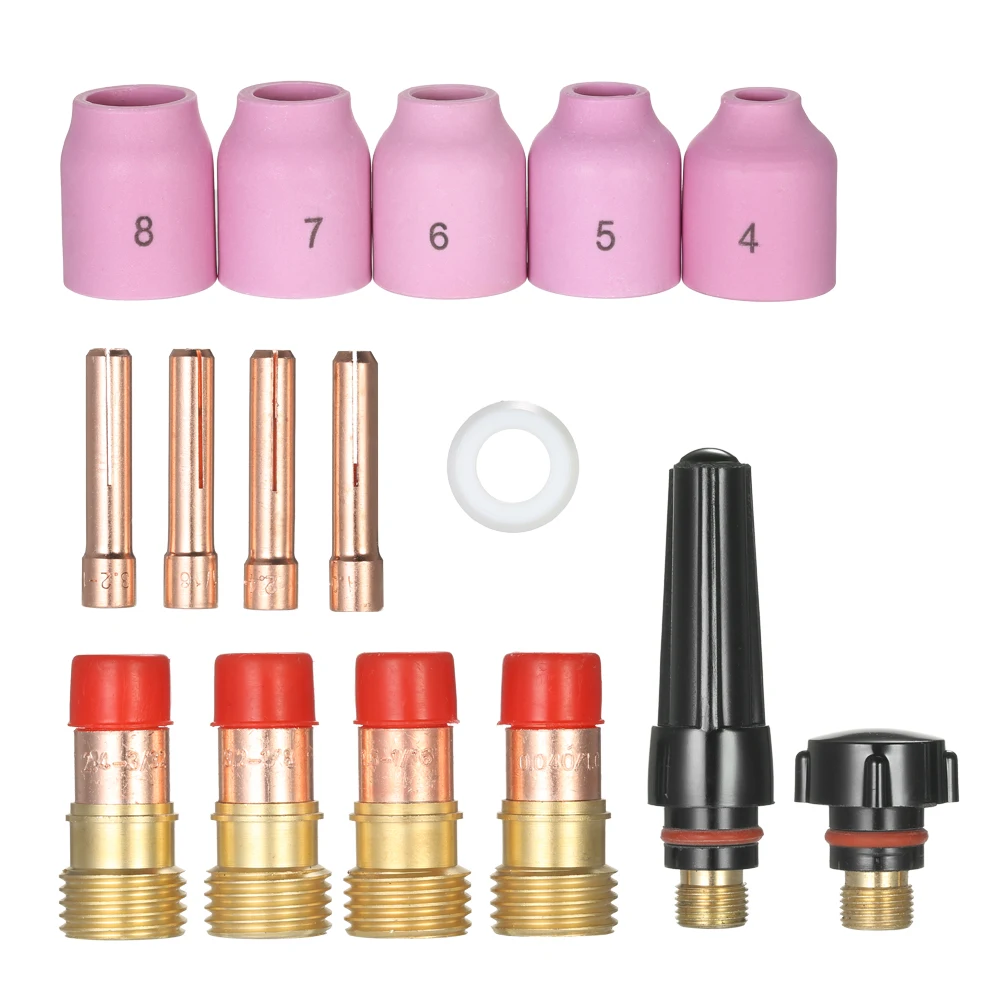 10 pcs 10N22S Short Collets for Tig Welding Torch WP-17 WP-18 WP-26 1.0mm 0.040/"