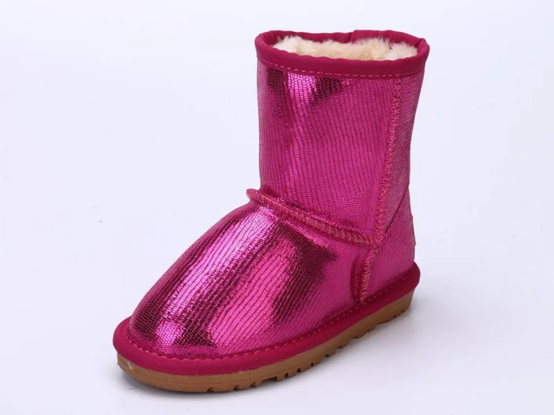 MIYAGINA/высококачественные детские ботинки из натуральной кожи; детская зимняя обувь; ботинки для мальчиков и девочек; водонепроницаемые детские зимние ботинки