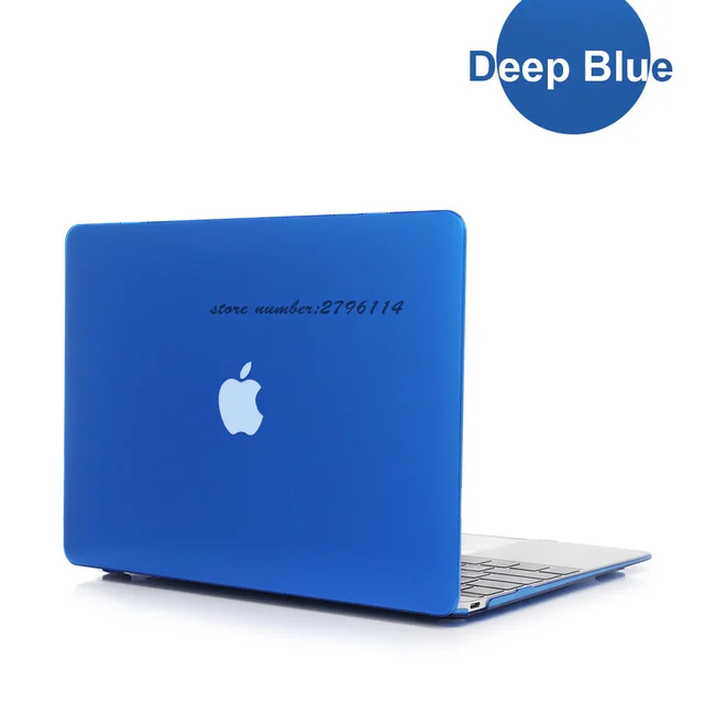 free shipping new nice deep blue crystal case for apple macbook air