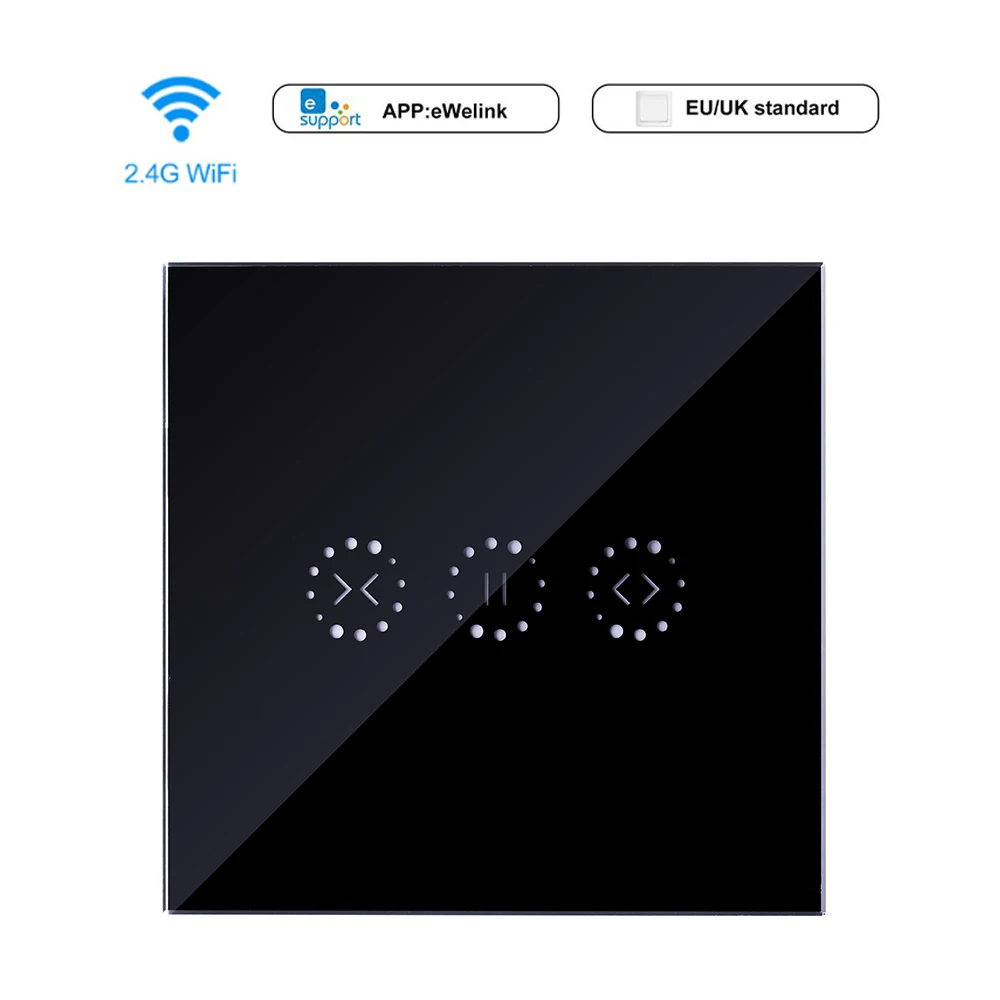 Переключатель для штор, умный Wifi Пульт дистанционного управления гаражными дверями, сенсорный переключатель, шторный мотор, слепой рольставни, синхронизация, голосовое управление