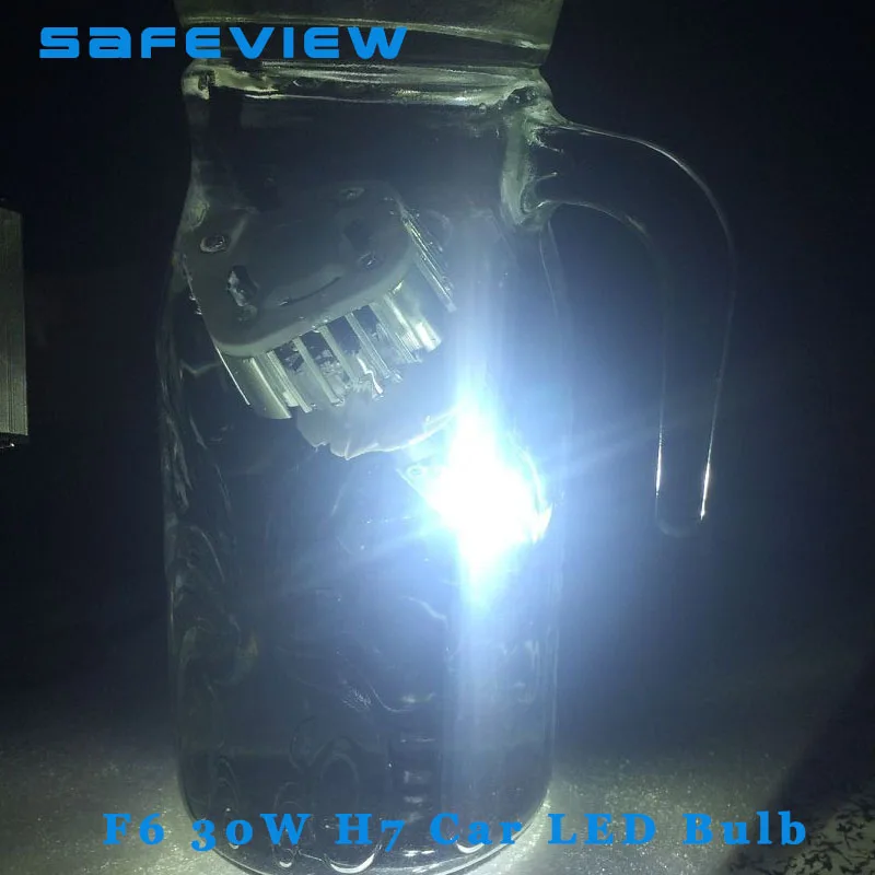 SAFEVIEW H7 светодио дный фары автомобиля H8 H11 лампы 30 Вт 6000 К автомобилей освещения