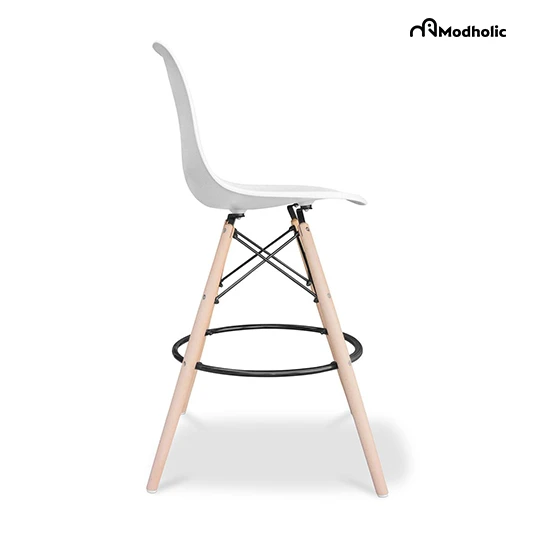 Modholic Paris Eiffel Style Woodleg Modern Bar Chair Stool (2)