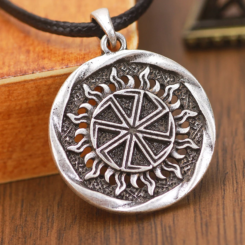 

1pc Slavic Amulet Kolovrat Pendant Nordic Jewelry Talisman Charm Pendants