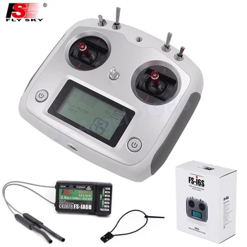 

Flysky FS-i6S 2.4G 10CH AFHDS Transmitter With FS-iA6B Receiver Remote Control For Rc Racer 250 QAV250 Quadcopter Airplane