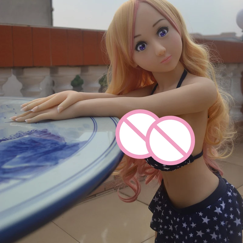 100cm Lifelike Mini Real Silicone font b Sex b font font b Dolls b font With