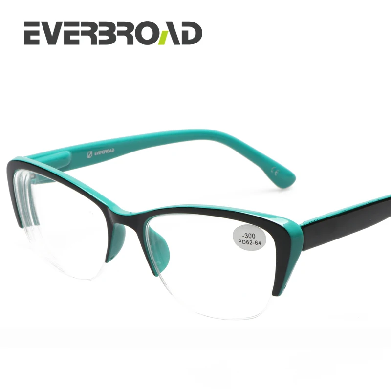 Русский Стиль моды рецепт Очки Рамки UV400 для Для женщин Близорукость очки разной степени EV03-1727