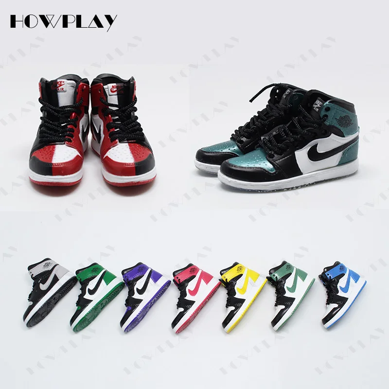 HowPlay 3D Мини кроссовки сумка для ключей амулеты air jordan кольцо на Рюкзак Кулон