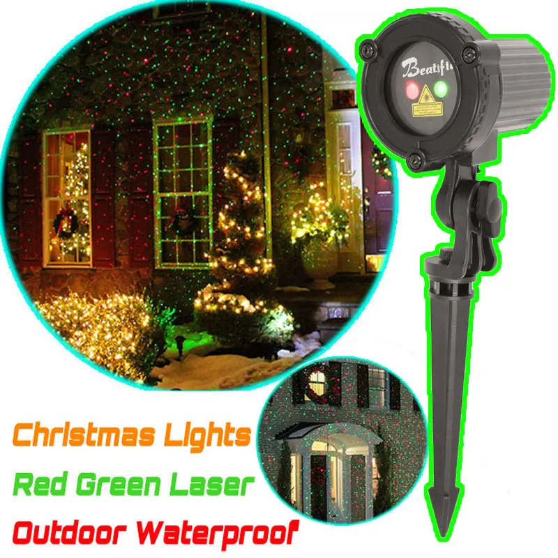 Top IP44 Waterproof Christmas Lights Red Green Static ...