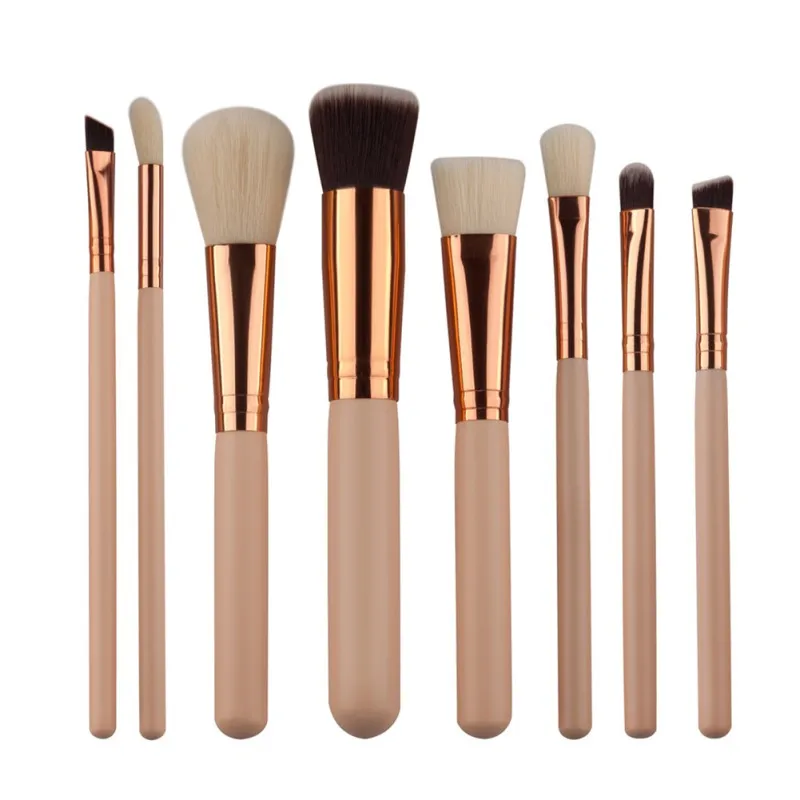 

8pcs/Set Maquiagem Professional Cosmetics Make Up Brushes Powder Foundation Eye shadow Lip