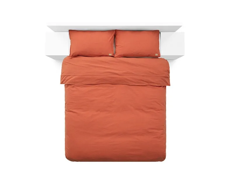 Perfect Brief Duvet Cover Sets Without Comforter 100% Cotton Reactive Printing Bedding Set 4pcs Mikasa 6 Colors High Quality Yellow Grey 23