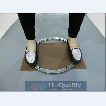 

Solid Stainless Steel Lazy Susan Turntable Swivel Plate Kitchen Furniture Outside Dia 350 MM (14INCH) Heavy Load Smooth Quite