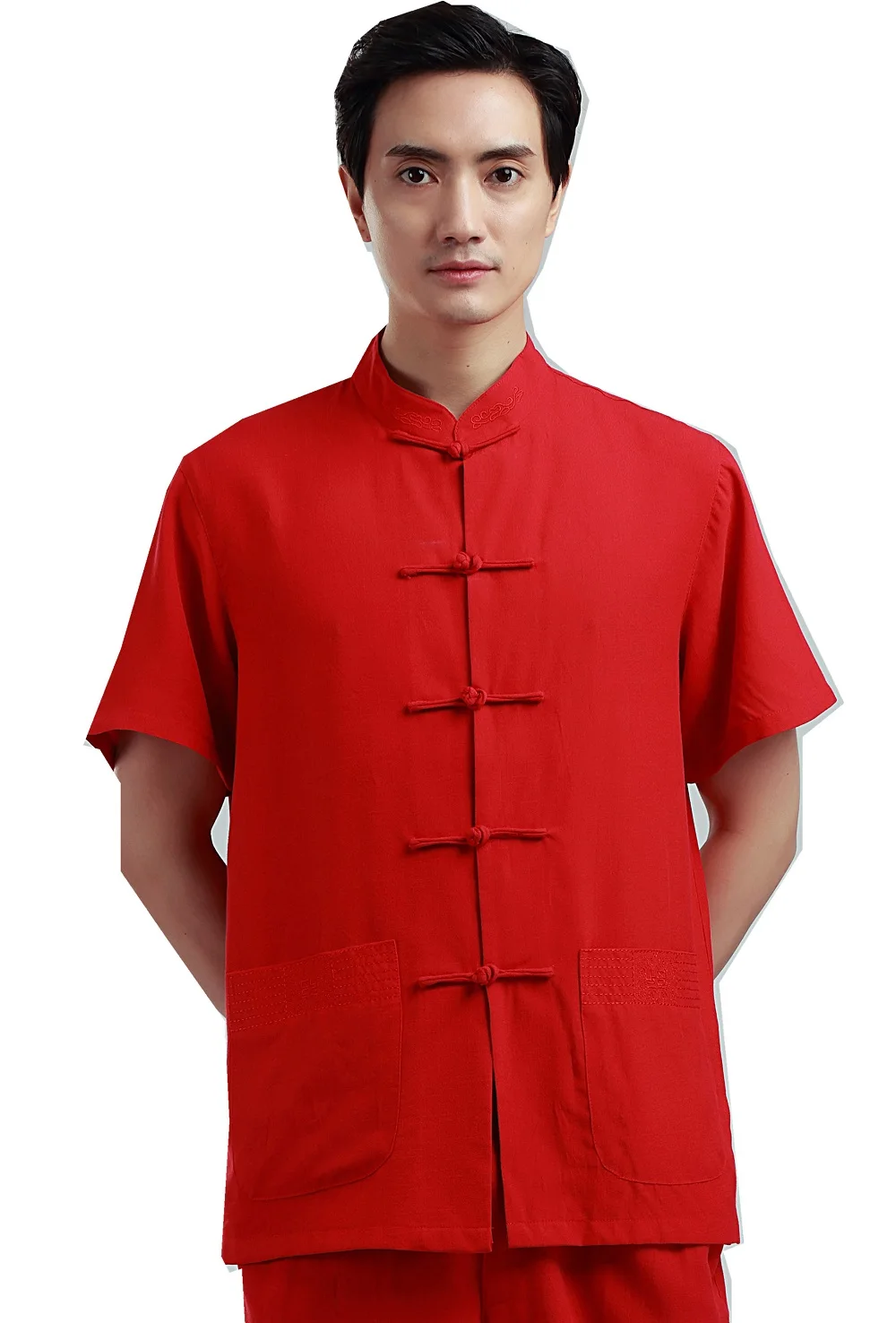 Shanghai Story traditional chinese clothing for men tai chi shirt male chinese ethnic clothing tangzhuang Top Kungfu Shirt Man