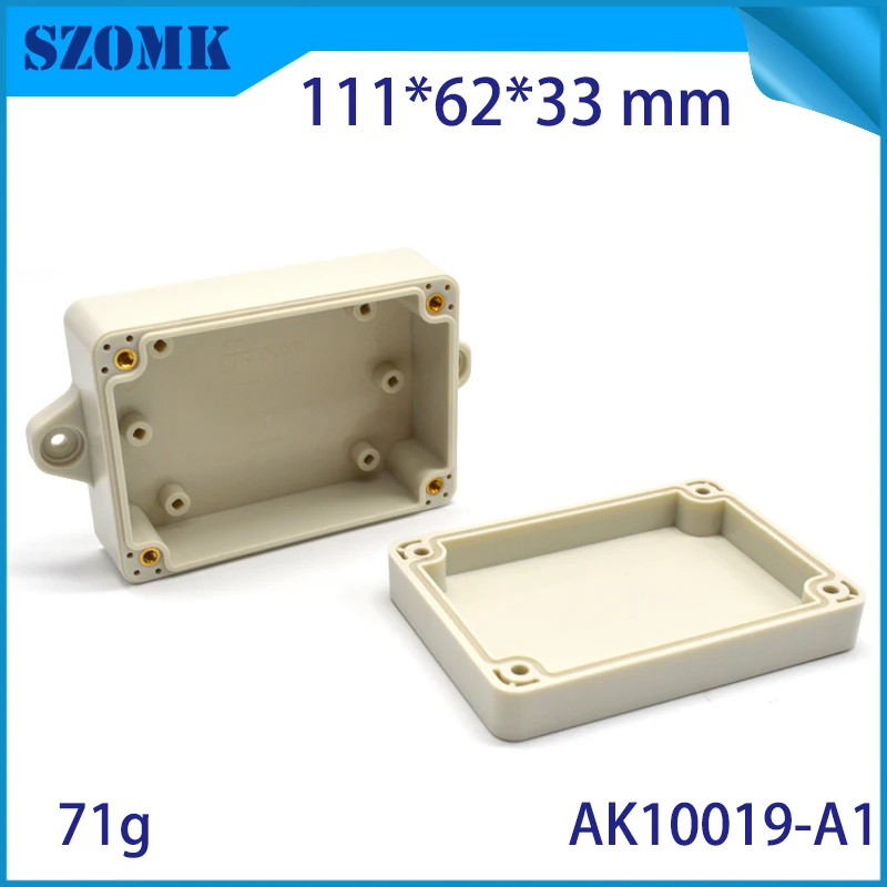 szomk waterproof plastic enclosure for electronics plastic case small instrument housing junction box customizable equipment enclosure IP68 waterpr housing  (6)