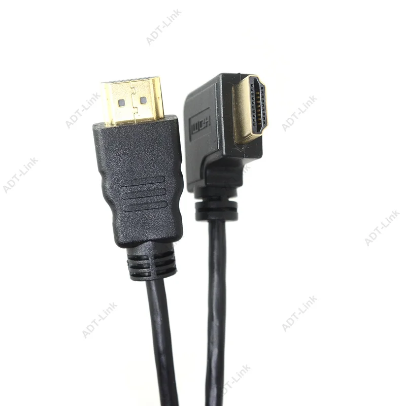 Strentch HDMI البسيطة HDMI مايكرو HDMI الربيع كابل اليسار/الحق 90 درجة الزاوية يدعم إيثرنت 3D 1080 HDTV الصوت العودة كابو